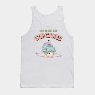 Funny Hooping Hula Hoop Fitness And Cute Cupcake Tank Top